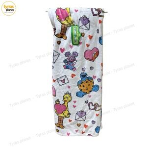 Sesame Street Valentines Holiday Throw 60 in x70 in